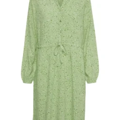 Cream Jurk "Vimma" Groen