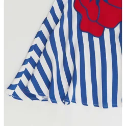 Jurk "Poppy" Blauw/wit -Exporteren Mooie Look Winkel denokids jurk poppy blauw wit 5