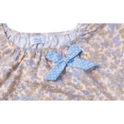 Jurk Geel/lichtblauw -Exporteren Mooie Look Winkel deux ans de vacances jurk geel lichtblauw 2