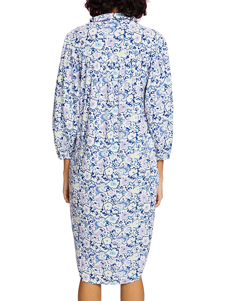 ESPRIT Jurk Wit/blauw 3 ESPRIT Jurk Wit/blauw - Afbeelding 3