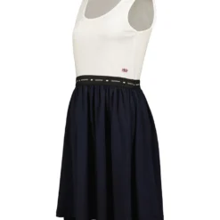 GEOGRAPHICAL NORWAY Jurk "Jodia" Wit/donkerblauw -Exporteren Mooie Look Winkel geographical norway jurk jodia wit donkerblauw 2