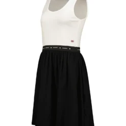 GEOGRAPHICAL NORWAY Jurk "Jodia" Wit/zwart -Exporteren Mooie Look Winkel geographical norway jurk jodia wit zwart 2