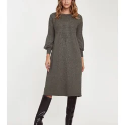 Gebreide Jurk "Camomille" Grijs