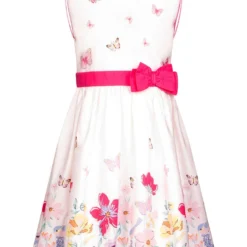 Jurk Crème/meerkleurig