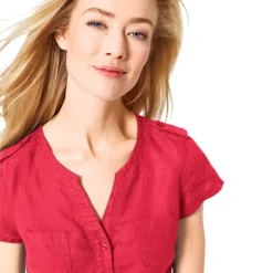 Heine Linnen Jurk Rood -Exporteren Mooie Look Winkel heine linnen jurk rood 3