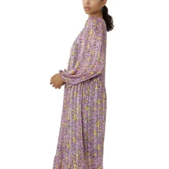 ILSE JACOBSEN Jurk "Cuba Mona" Lila/geel -Exporteren Mooie Look Winkel ilse jacobsen jurk cuba mona lila geel 2