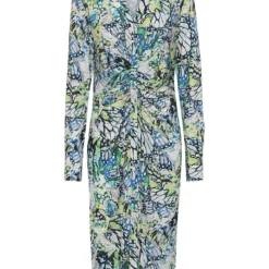 ILSE JACOBSEN Jurk "Nice" Groen/crème/blauw