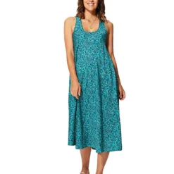 Jurk Blauw/groen/grijs