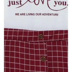 Jurk Donkerrood/wit -Exporteren Mooie Look Winkel jack and roy jurk donkerrood wit 2