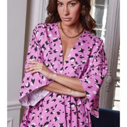 Jurk "Beauveau" Roze -Exporteren Mooie Look Winkel josefine jurk beauveau roze 3