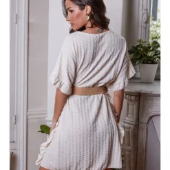 Jurk "Codji" Crème -Exporteren Mooie Look Winkel josefine jurk codji creme 2