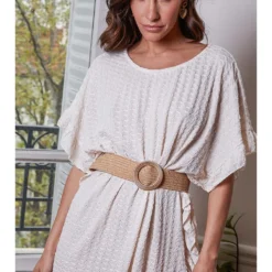 Jurk "Codji" Crème -Exporteren Mooie Look Winkel josefine jurk codji creme 3