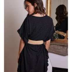 Jurk "Codji" Zwart -Exporteren Mooie Look Winkel josefine jurk codji zwart 2