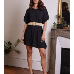 Jurk "Codji" Zwart -Exporteren Mooie Look Winkel josefine jurk codji zwart 4