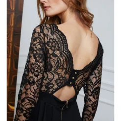 Jurk "Doli" Zwart -Exporteren Mooie Look Winkel josefine jurk doli zwart 3