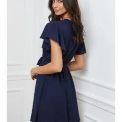 Jurk "Fallone" Donkerblauw -Exporteren Mooie Look Winkel josefine jurk fallone donkerblauw 3