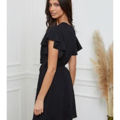 Jurk "Fallone" Zwart -Exporteren Mooie Look Winkel josefine jurk fallone zwart 3