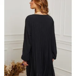 Jurk "Perouse" Zwart -Exporteren Mooie Look Winkel josefine jurk perouse zwart 2