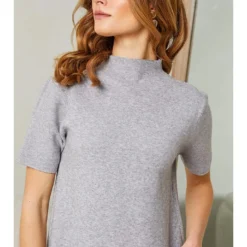 Jurk "Rockford" Grijs -Exporteren Mooie Look Winkel josefine jurk rockford grijs 3