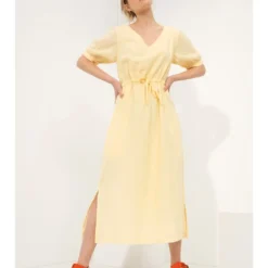 Jurk "Grazia" Geel