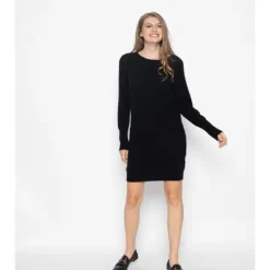 Kasjmieren Jurk "Susan" Zwart