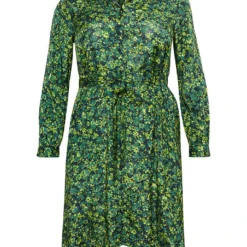 Jurk "Fina" Groen/meerkleurig