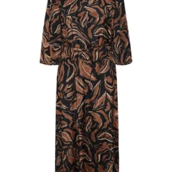 Kaffe Jurk Bruin/zwart -Exporteren Mooie Look Winkel kaffe jurk bruin zwart 3