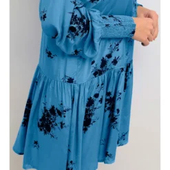 Kaffe Jurk "Gilla" Lichtblauw -Exporteren Mooie Look Winkel kaffe jurk gilla lichtblauw 3