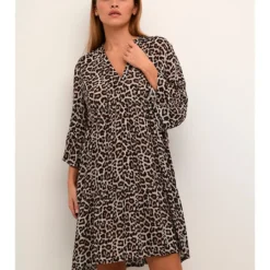 Kaffe Jurk "Isolde" Lichtbruin