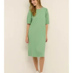 Kaffe Jurk "Linda" Groen