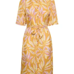 Kaffe Jurk "Safir" Geel 7 Kaffe Jurk "Safir" Geel -Exporteren Mooie Look Winkel kaffe jurk safir geel 2