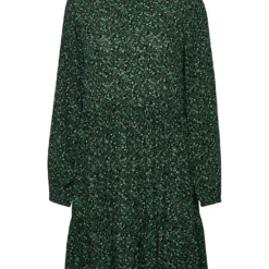 Kaffe Jurk "Sally" Groen/zwart -Exporteren Mooie Look Winkel kaffe jurk sally groen zwart 3