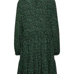 Kaffe Jurk "Sally" Groen/zwart -Exporteren Mooie Look Winkel kaffe jurk sally groen zwart 4