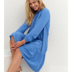 Kaffe Jurk "Silvia" Lichtblauw