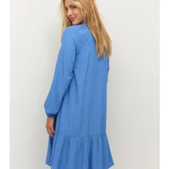 Kaffe Jurk "Silvia" Lichtblauw -Exporteren Mooie Look Winkel kaffe jurk silvia lichtblauw 3