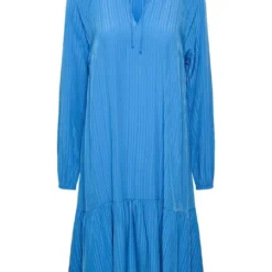 Kaffe Jurk "Silvia" Lichtblauw -Exporteren Mooie Look Winkel kaffe jurk silvia lichtblauw 4