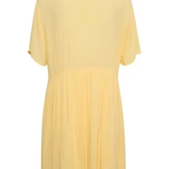 Kaffe Jurk "Tara" Geel -Exporteren Mooie Look Winkel kaffe jurk tara geel 4