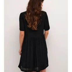 Kaffe Jurk "Tara" Zwart -Exporteren Mooie Look Winkel kaffe jurk tara zwart 2