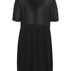 Kaffe Jurk "Tara" Zwart -Exporteren Mooie Look Winkel kaffe jurk tara zwart 4