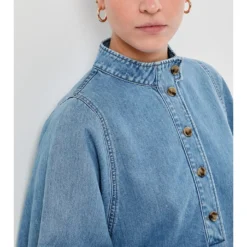 Jurk "Elta" Blauw -Exporteren Mooie Look Winkel karen by simonsen jurk elta blauw 3