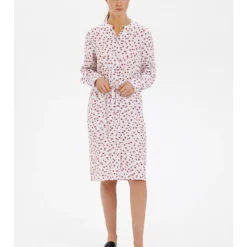 Jurk "Esme" Roze/wit -Exporteren Mooie Look Winkel karen by simonsen jurk esme roze wit 2