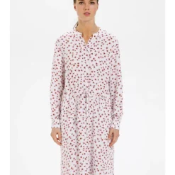 Jurk "Esme" Roze/wit -Exporteren Mooie Look Winkel karen by simonsen jurk esme roze wit 3