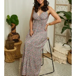 Jurk Donkerblauw/koraalrood -Exporteren Mooie Look Winkel larmoire de suzette jurk donkerblauw koraalrood 2