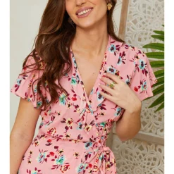 Jurk Lichtroze/lichtblauw/rood -Exporteren Mooie Look Winkel larmoire de suzette jurk lichtroze lichtblauw rood 3