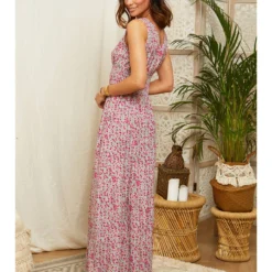 Jurk Roze/lichtblauw -Exporteren Mooie Look Winkel larmoire de suzette jurk roze lichtblauw 2