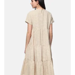 Linnen Jurk Beige/wit 7 Linnen Jurk Beige/wit -Exporteren Mooie Look Winkel le jardin du lin linnen jurk beige wit 2