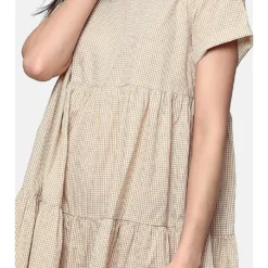 Linnen Jurk Beige/wit 8 Linnen Jurk Beige/wit -Exporteren Mooie Look Winkel le jardin du lin linnen jurk beige wit 3