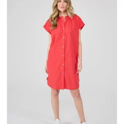 Jurk "Emilana" Rood -Exporteren Mooie Look Winkel lieblingsstuck jurk emilana rood 3