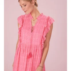 Jurk "Rufira" Roze -Exporteren Mooie Look Winkel lieblingsstuck jurk rufira roze 3