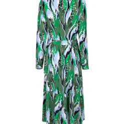 Jurk "Ruje" Lichtblauw/groen -Exporteren Mooie Look Winkel lieblingsstuck jurk ruje lichtblauw groen 4